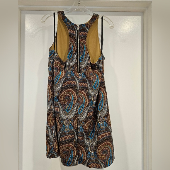 Honey Punch Racerback Paisley Dress Size L - Picture 2 of 6